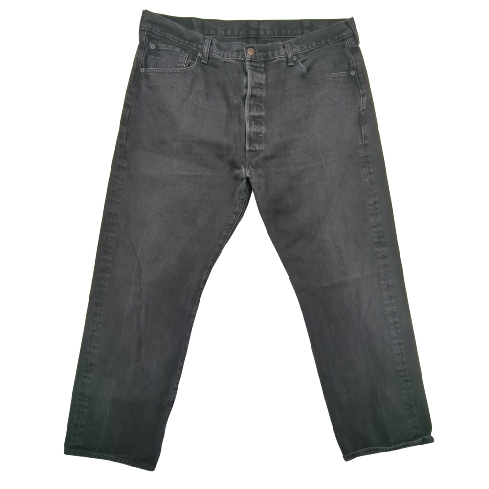 Levis 501 Jeans Mens 40x30 Button Fly Straight Fit Denim Classic 00501-1587